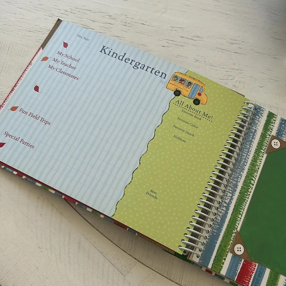 New Southern Living at Home My School Memories Book Memory Photo Album w Sticker - Picture 9 of 16